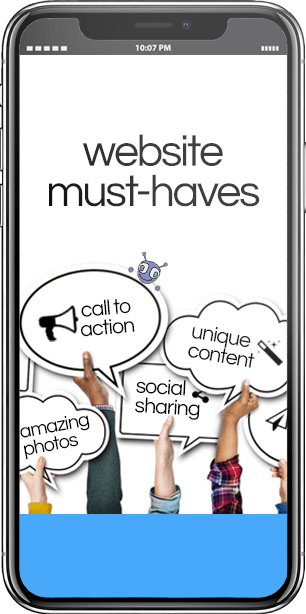 Website Must Haves - Antsy Ant Web Design Tips