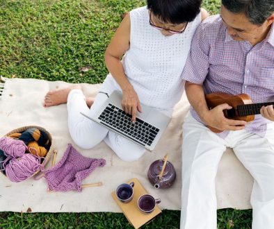 Why Your Website Should Feel Like a Conversation, Not a Sales Pitch Why Your Website Should Feel Like a Conversation, Not a Sales Pitch - on laptop couple relaxing