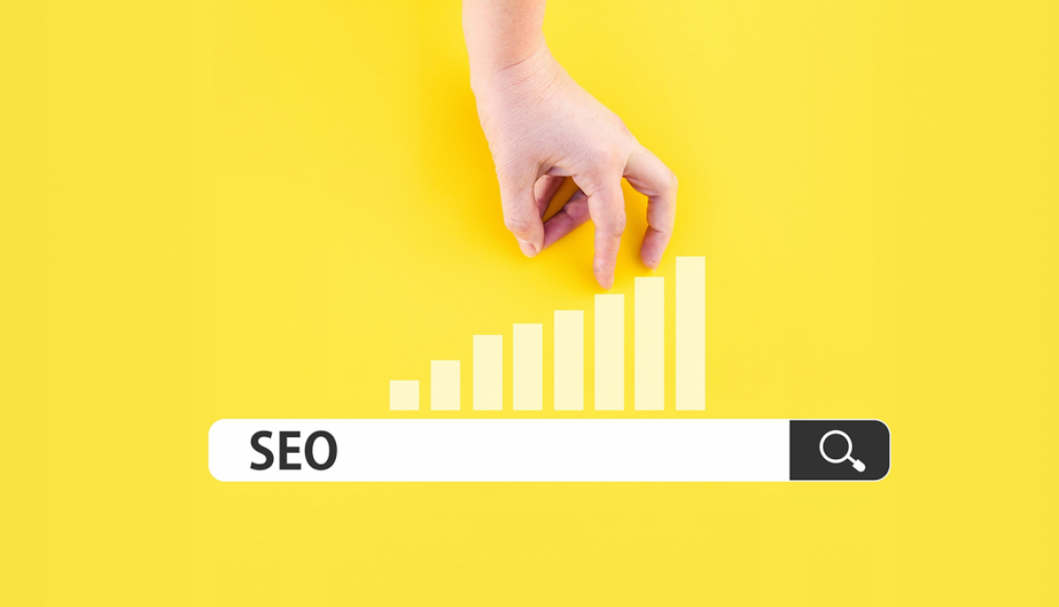 Hand reaching for SEO growth